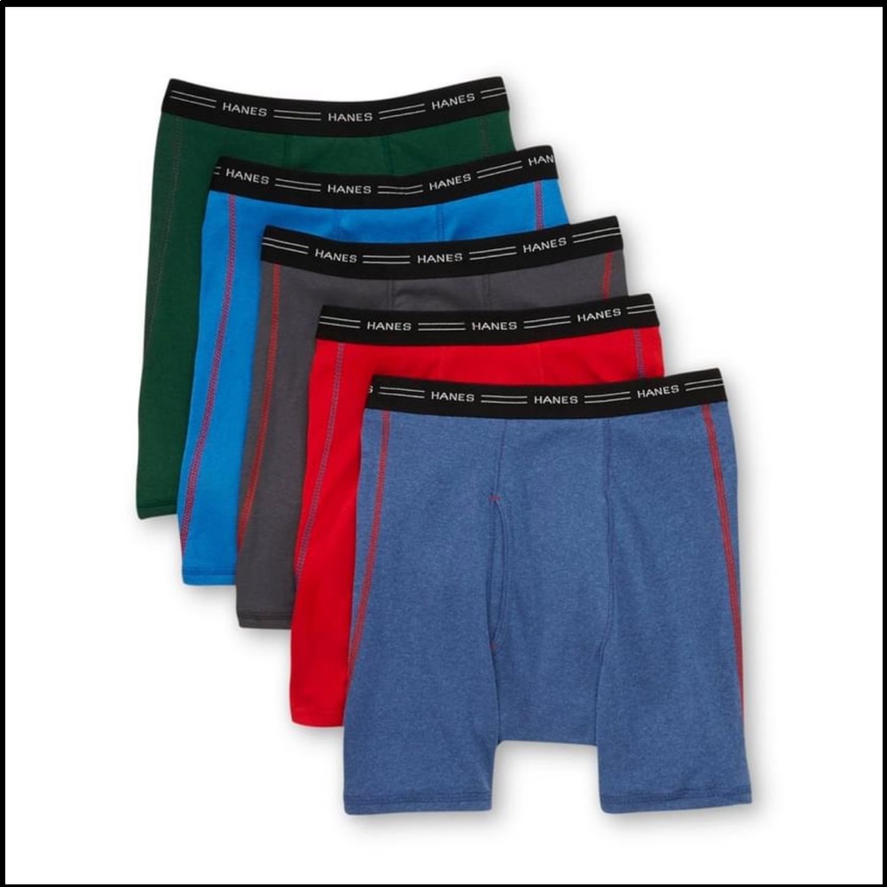 Hanes tagless boxer briefs